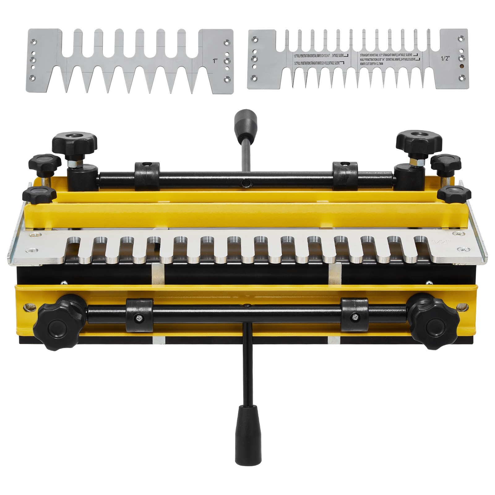 Uimoso 12-Inch Dovetail Jig with Router Templates for Precise Woodworking