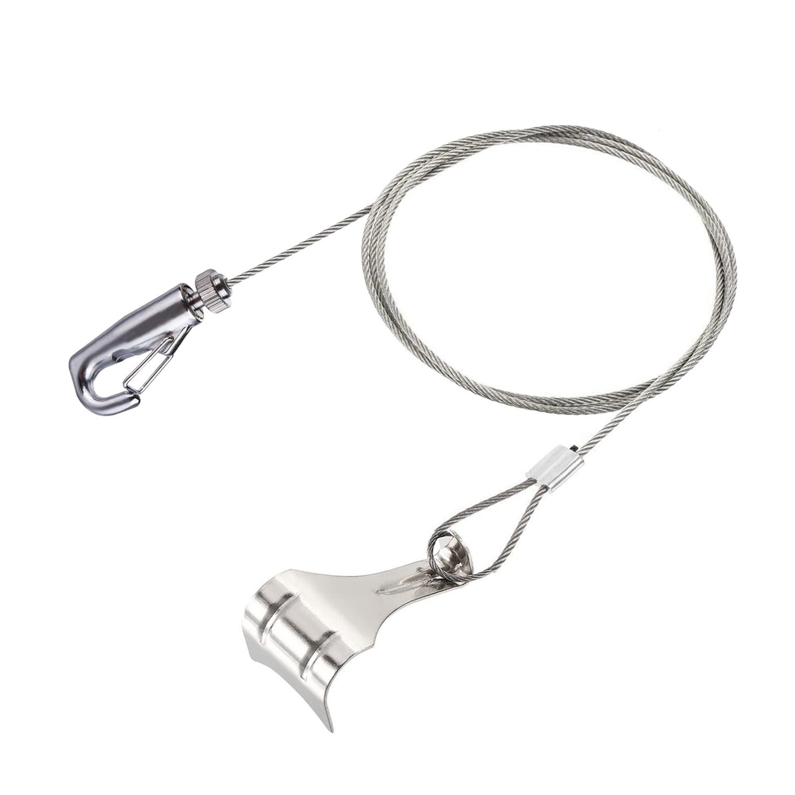 6 Pack Picture Rail Hooks and Wire Hanging System, 6.5 Ft Wire Cables, Adjust...