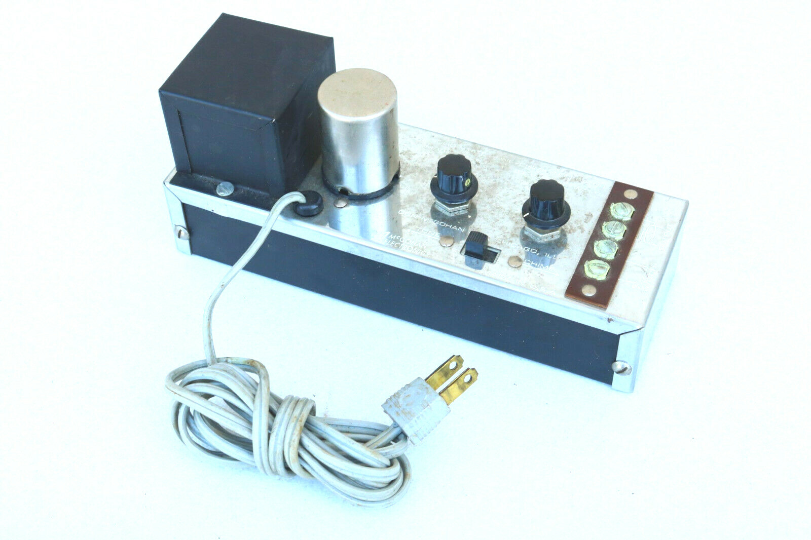 McGohan Chime Amplifier Amp ASIS untested Project Tone Generator Decay Level YT