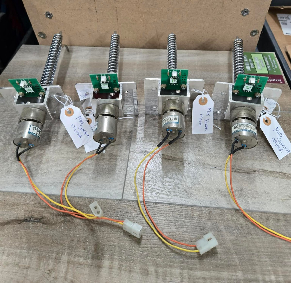 LAI Mini Stacker arcade game MINOR prize spindle motor units and lights, works