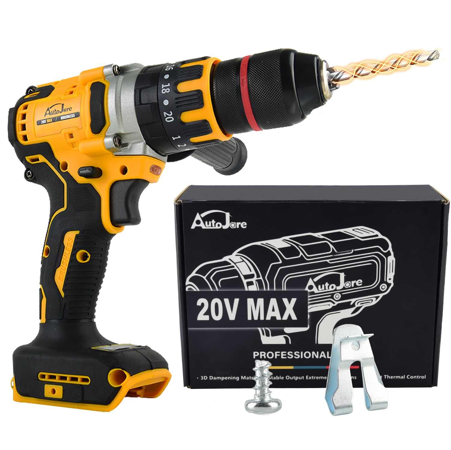 20-Volt Drill 2 Speed Electric Cordless Drill Driver for DeWalt 20V MAX Battery