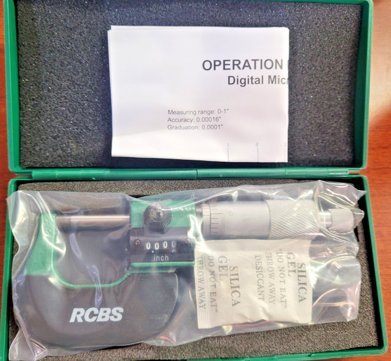 RCBS Mechanical Digital Micrometer #87322