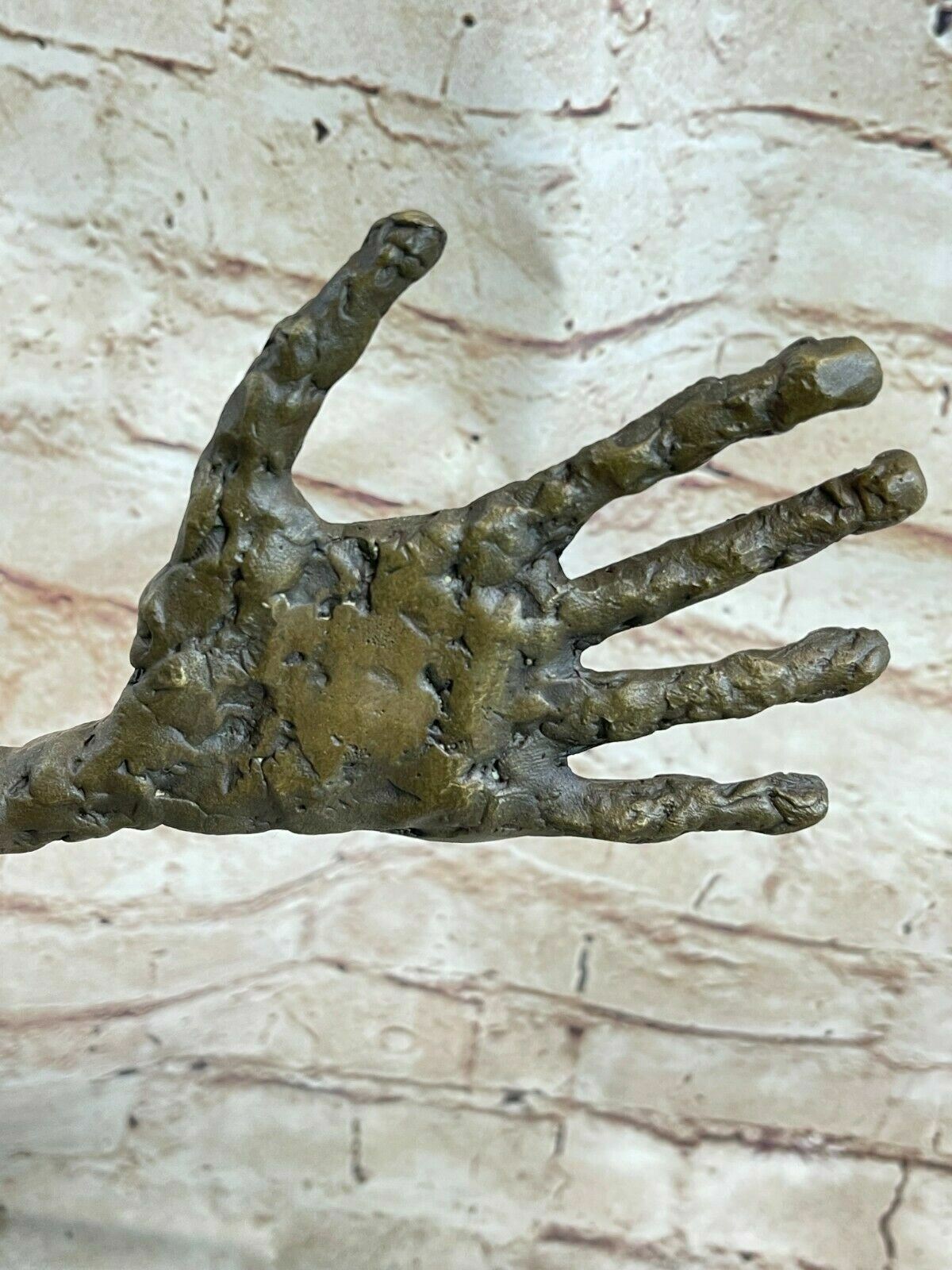 100% Solid Bronze Sculpture Rare Hand Classic Artwork Home/Office Decor Artwork
