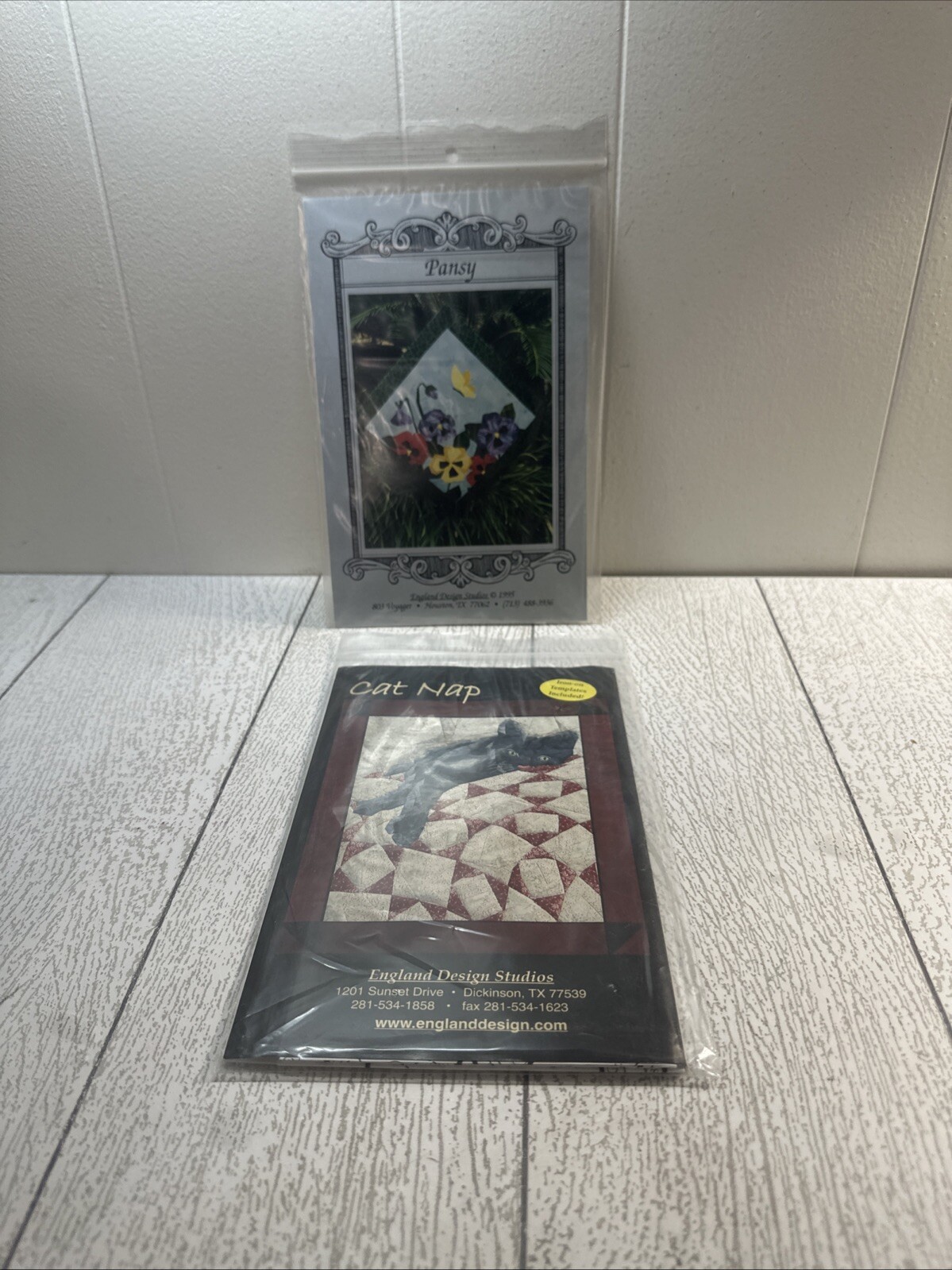 Vtg Quilt Block Pattern England Design Studios Lot Off 7 + 6 Various