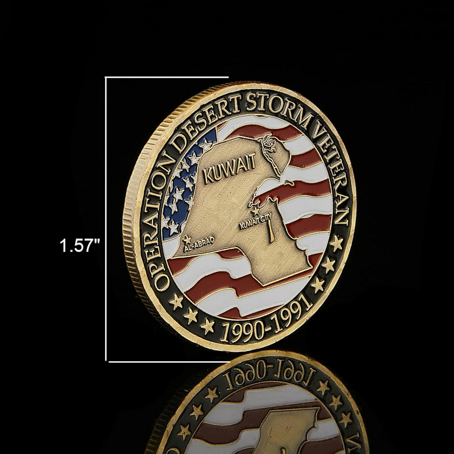 Military Operation Desert Storm Challenge Coin Collectable Armed Forces 1-pc