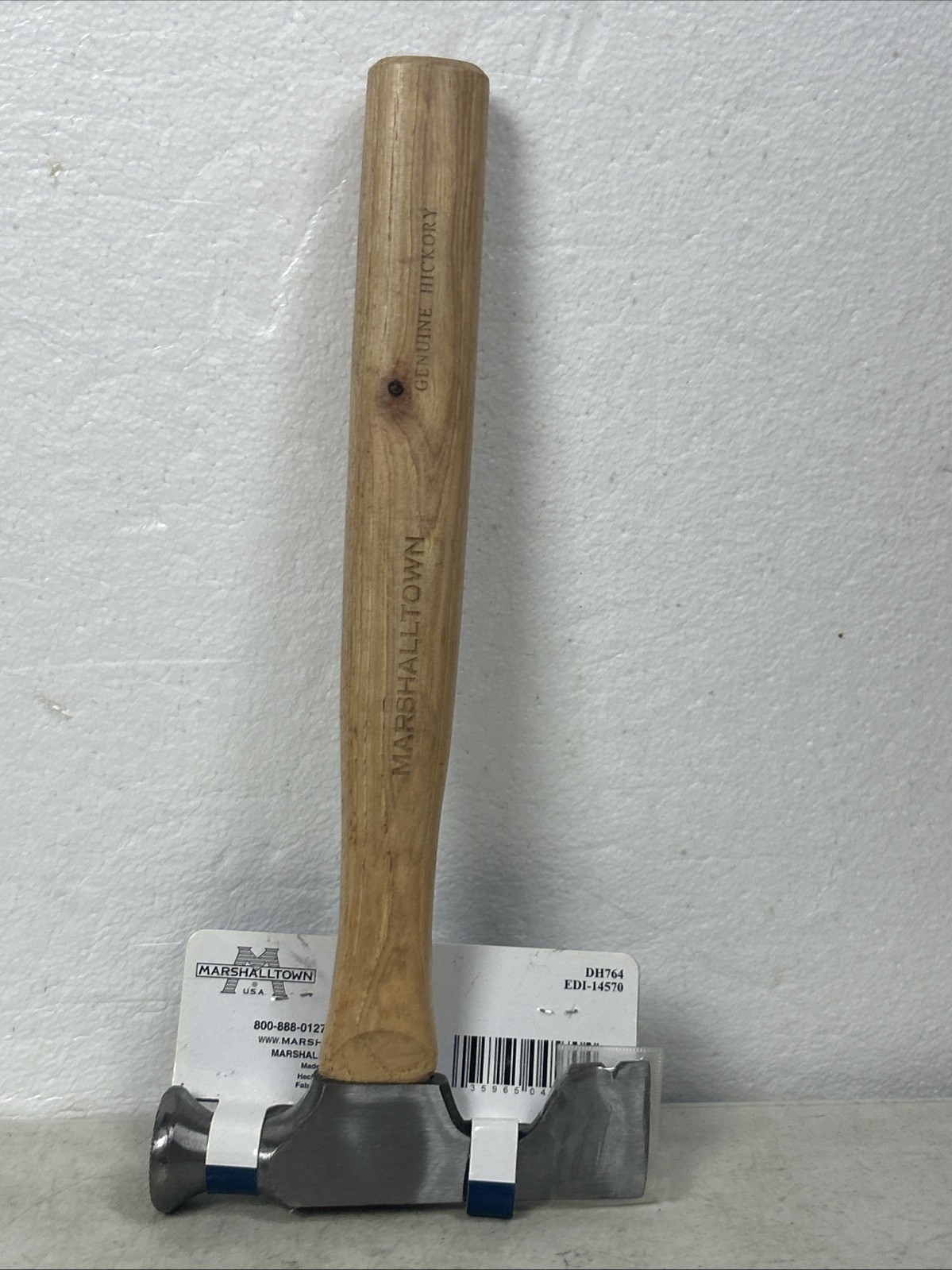 Marshalltown 12oz Drywall Hammer Checkered Head Fired Hickory Handle DH764 NEW