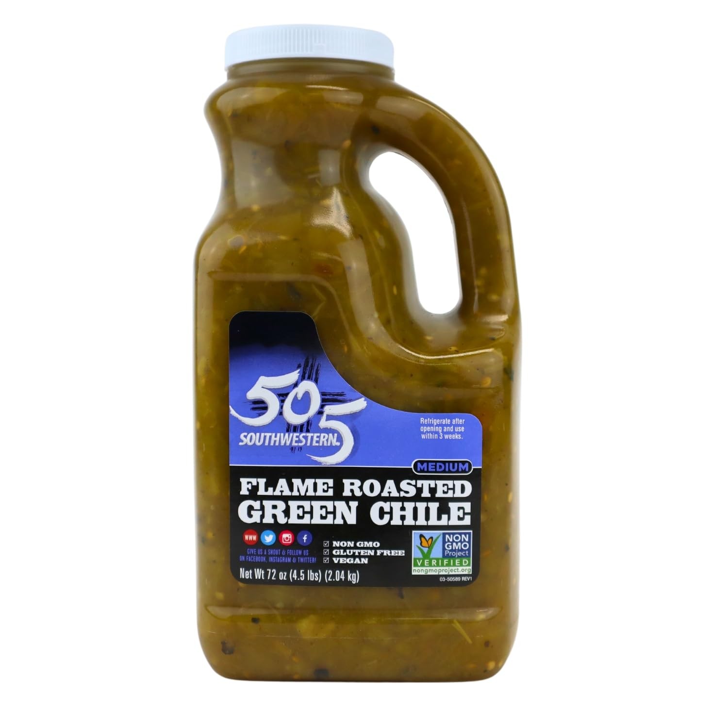 505 Southwestern Green Hatch Chile Foodservice 72 Ounce Bulk - 23.9014 cm