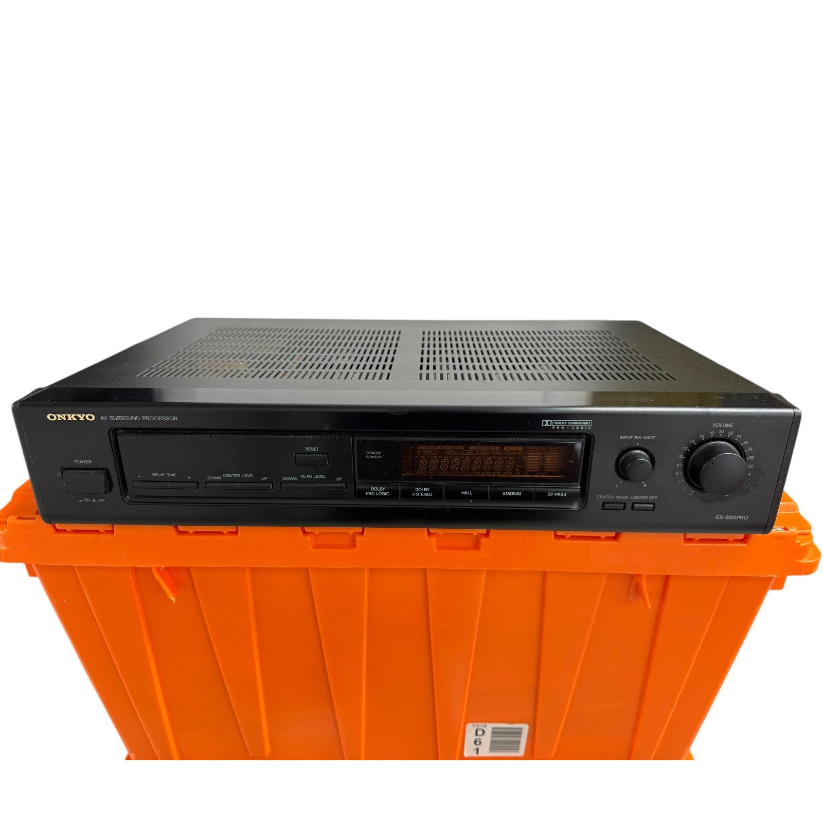 Onkyo ES-600PRO AV Surround Processor Dolby Pro Logic Home Audio Tested Working