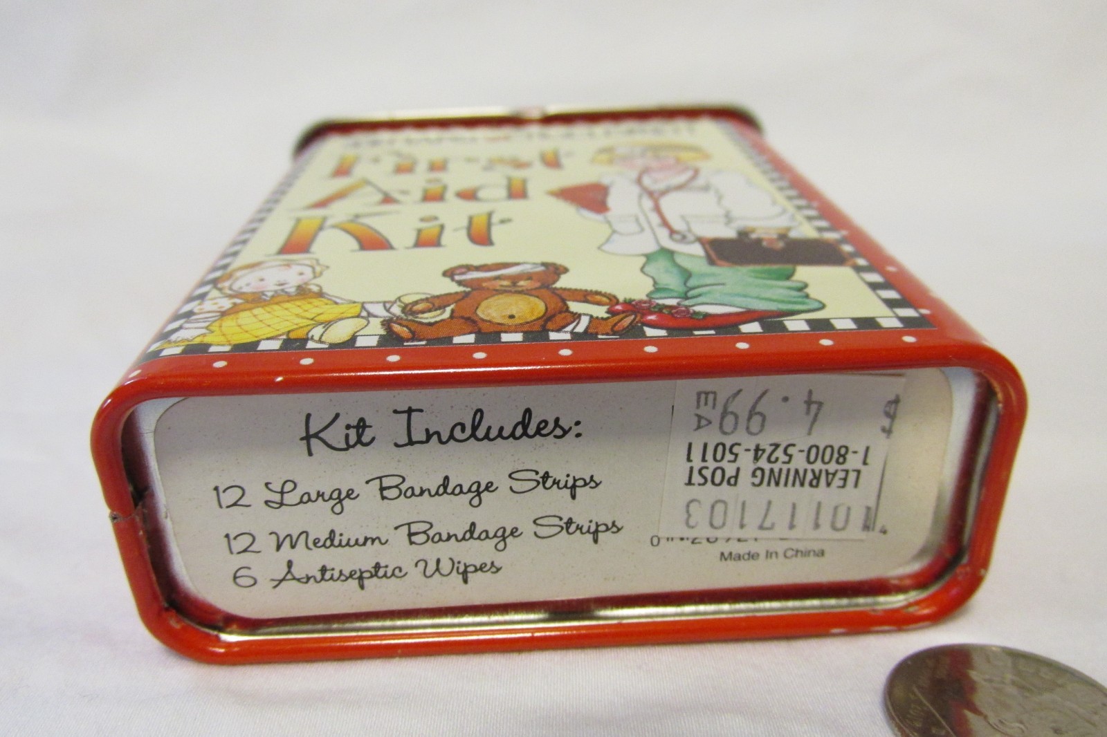 Vintage Mary Engelbreit First Aid Kit Tin NWT