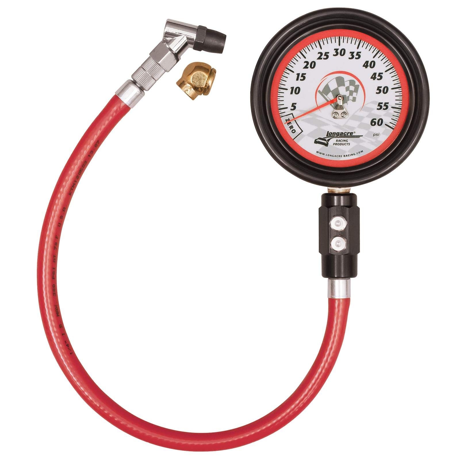 Longacre 52021 Magnum 3 ½" GID Tire Gauge 0-30 by ¼ lb