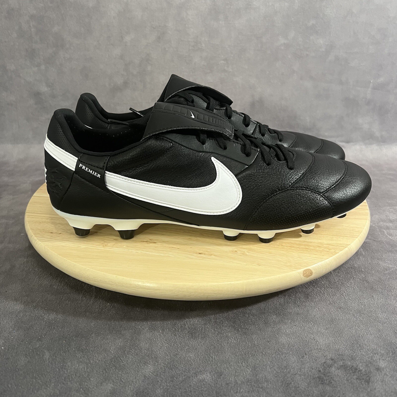 Nike Premier III FG Mens 13 Black White Soccer Cleats Shoes AT5889-010
