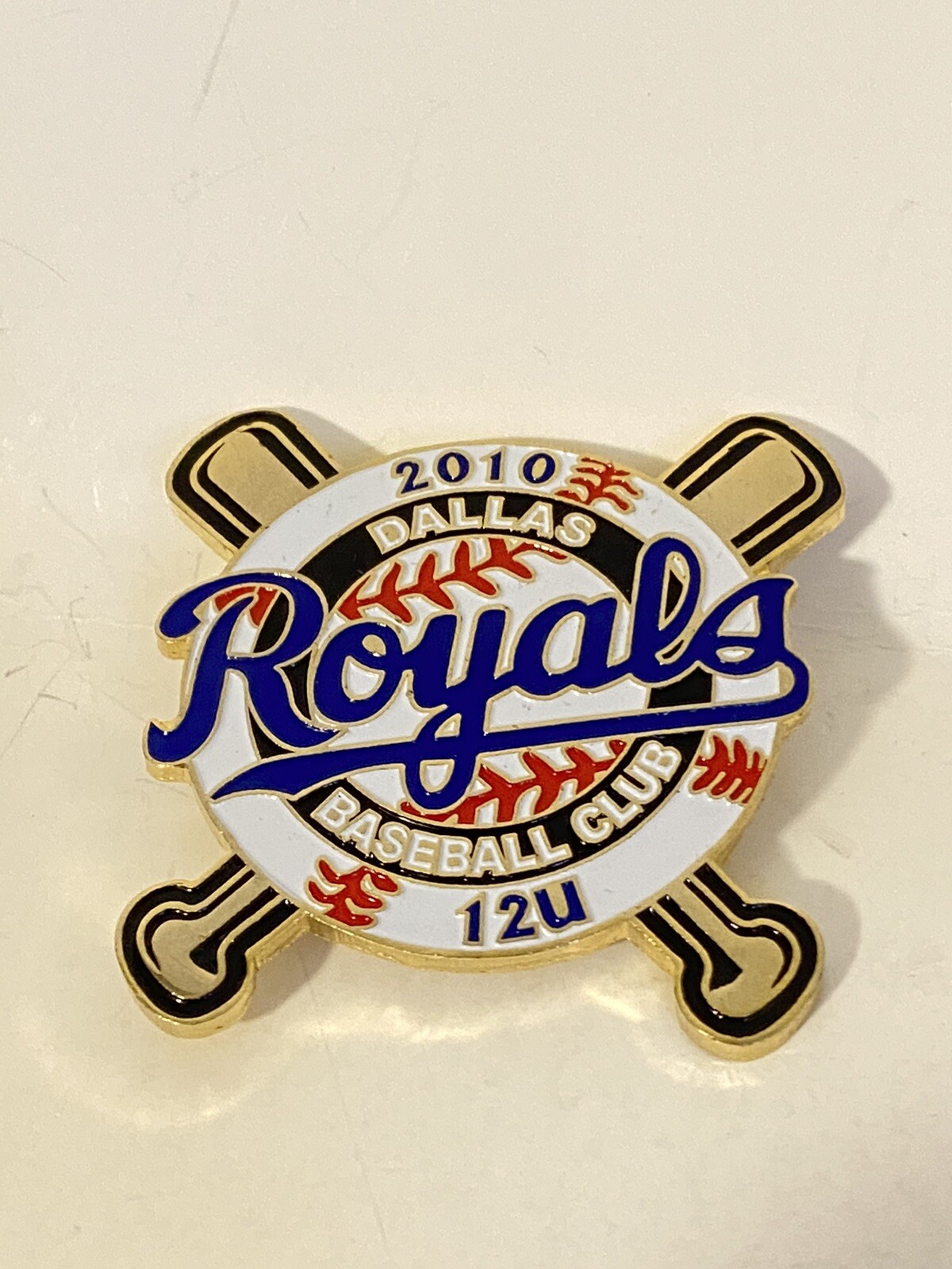 2010 Dallas Royals Baseball Club collectible pin 12U enameled rare shipped well