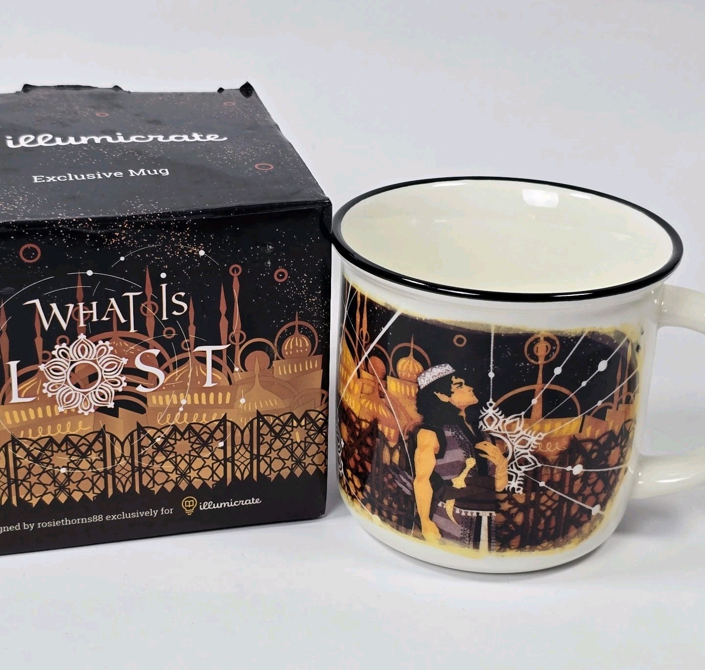 Illumicrate What Is Lost Exclusive Mug City of Brass Daevabad w/ Box Rare