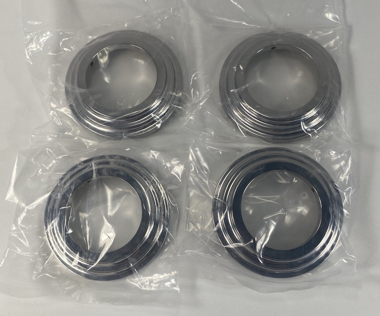 4pcs Ginger Chelsea Mounting Decorative Rings ONLY 1172/PC Polished Chrome (HEX)