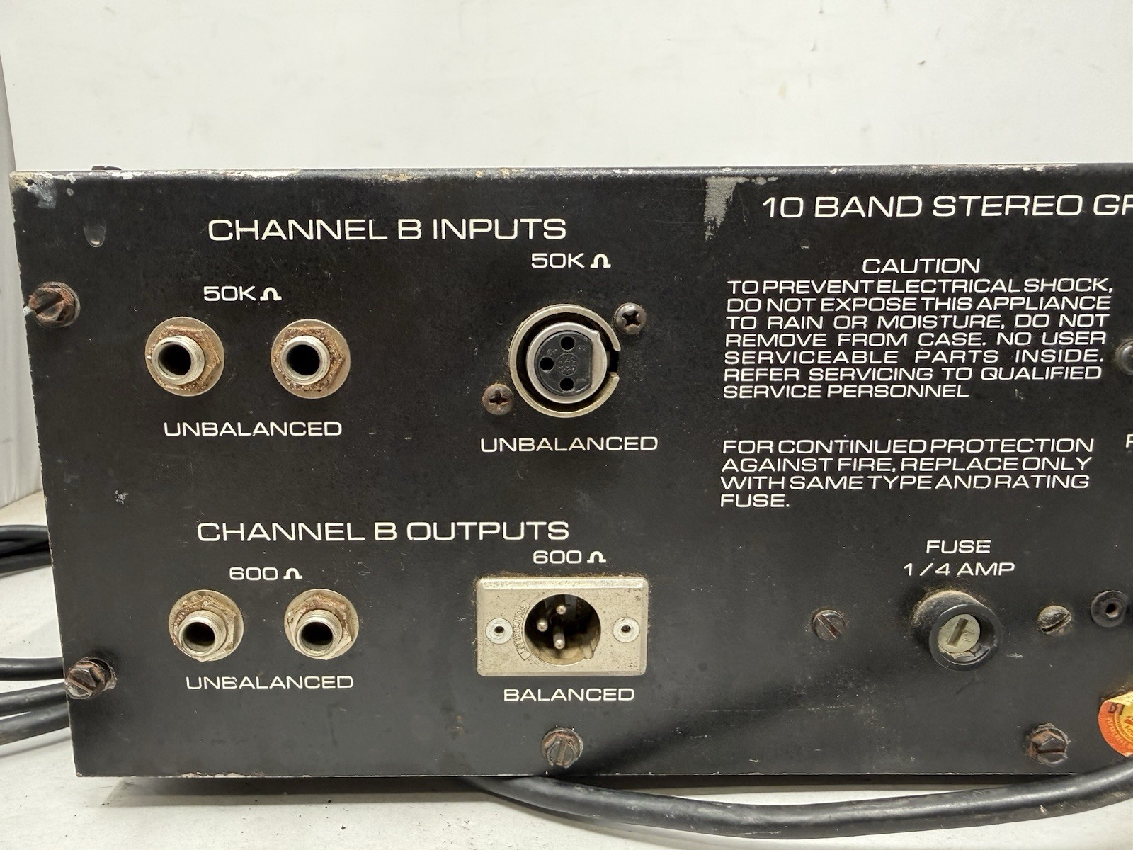 Peavey 10 Band Stereo Graphic Equalizer