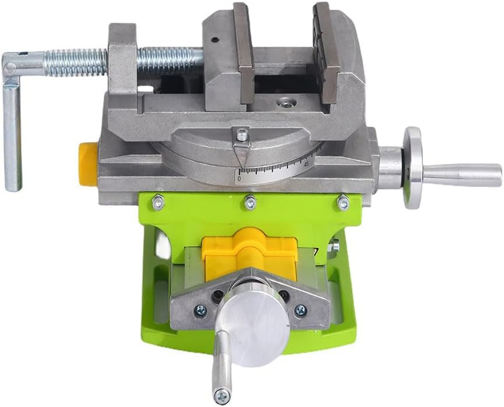 Rotary Table 90 ° 3" Cross Slide Drill Press Vise Horizontal Precision Milling