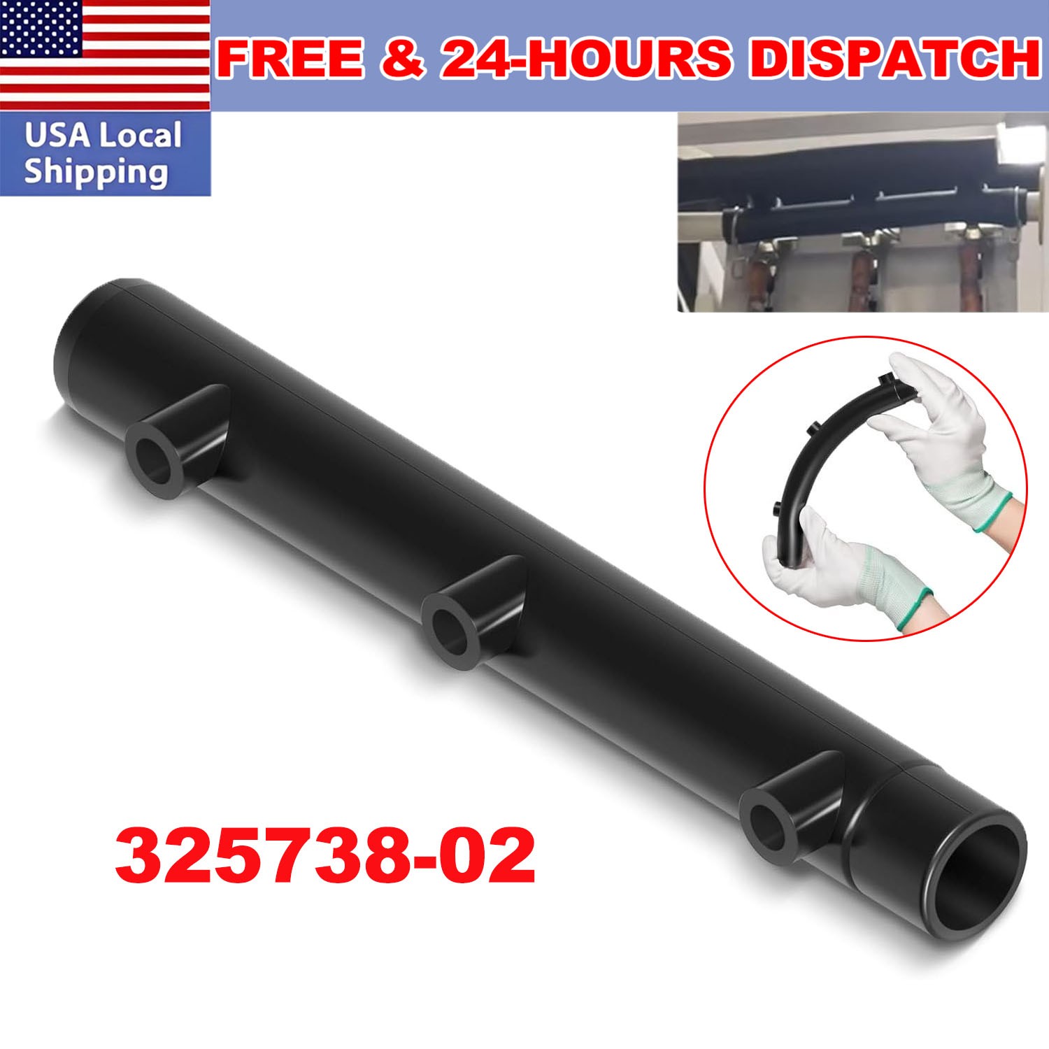 325738-02 Distributor Hose B Replacement for Hoshizaki Ice Maker 1pcs