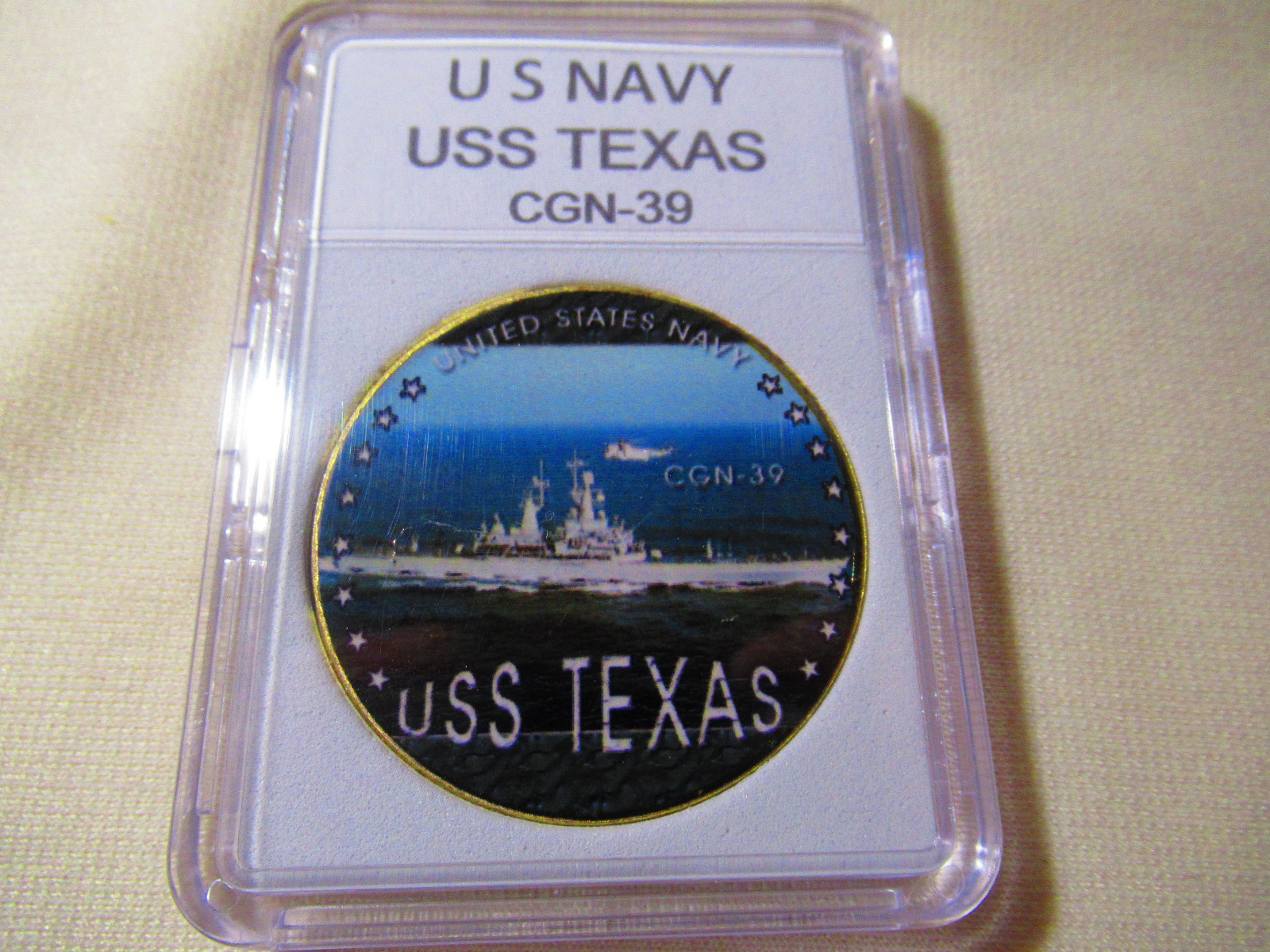 US NAVY - USS Texas (CGN 39) Challenge Coin