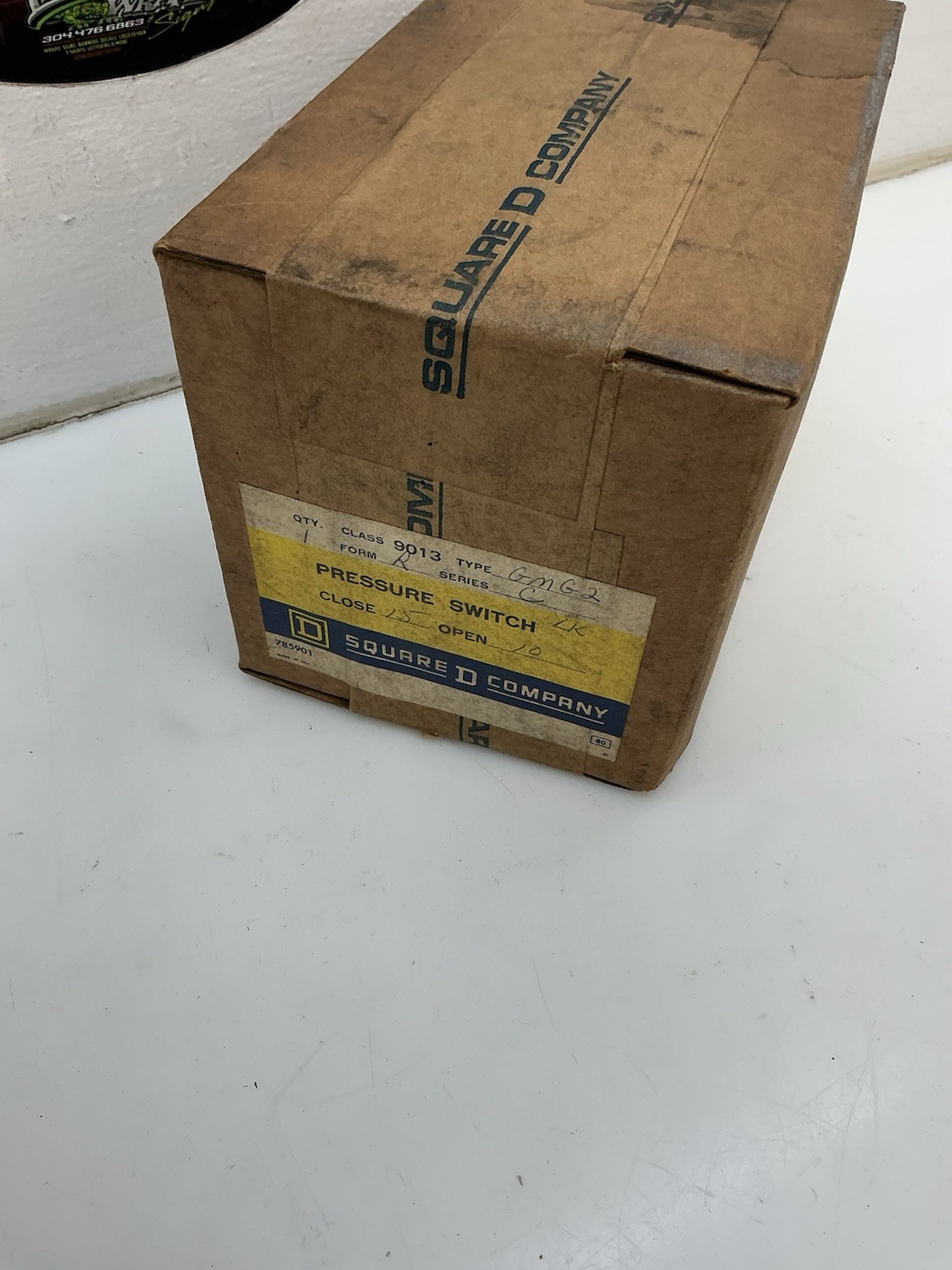 Square D Class 9013 Type GMG2 Pressure Switch NIB Sealed