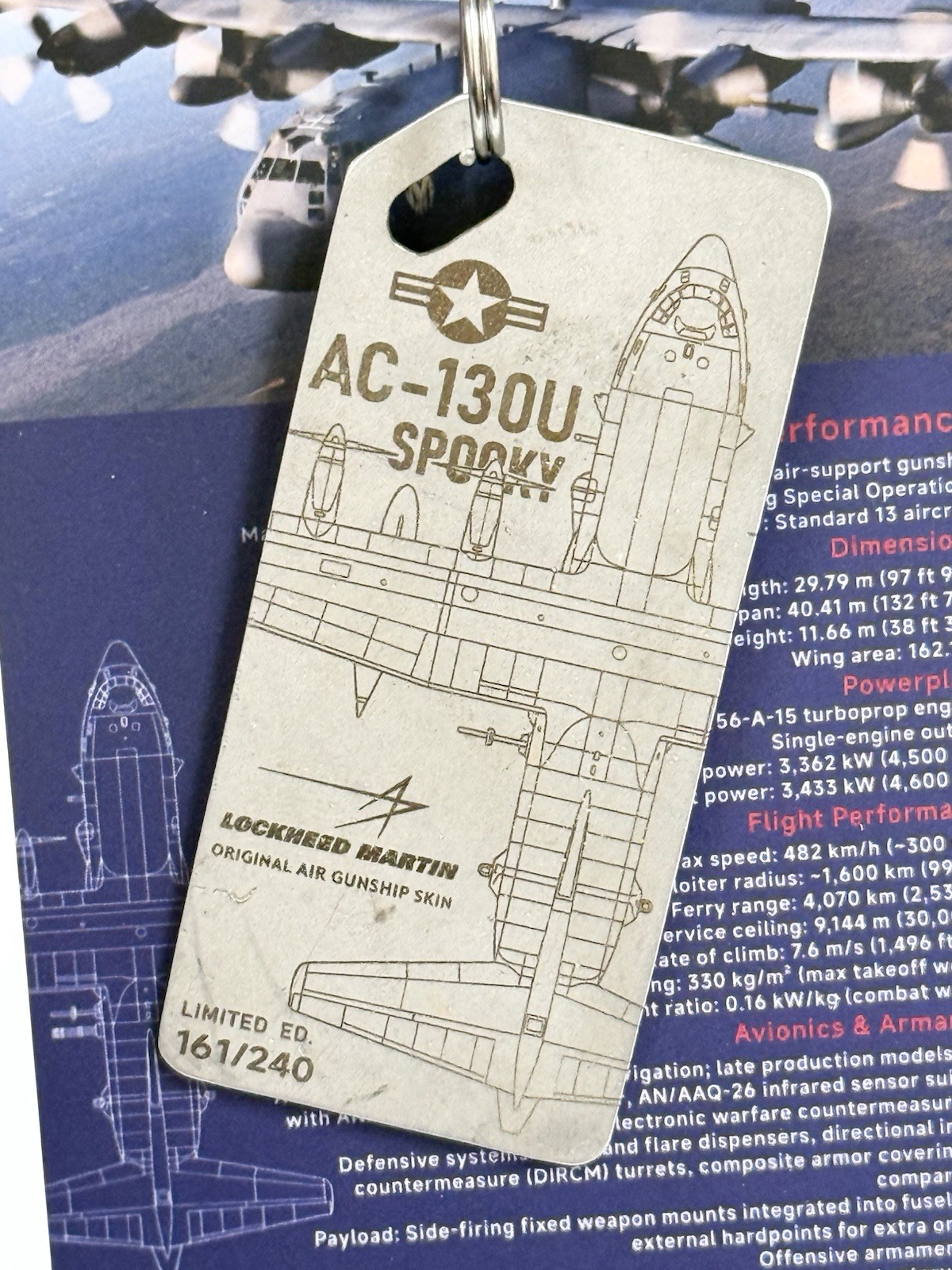AC-130 Aircraft Skin Tag