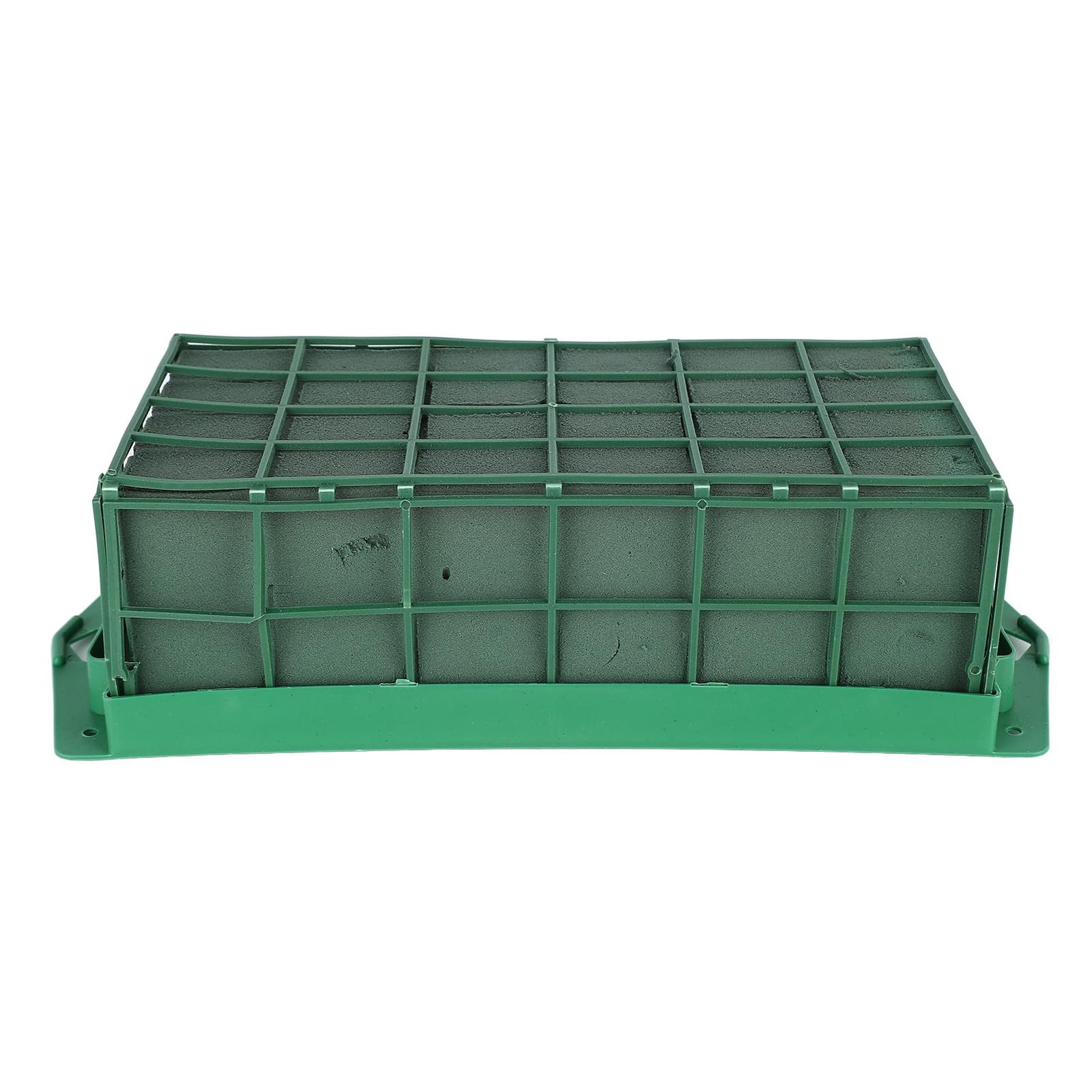 Rectangular Floral Foam Cage with Replaceable Foam for Fresh Artificial Flowers