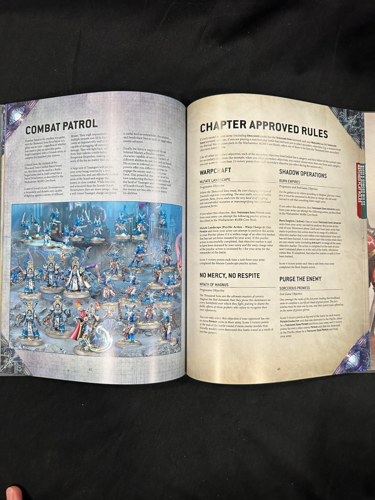 Games Workshop Warhammer 40,000 Thousand Sons Codex Hardcover 2020