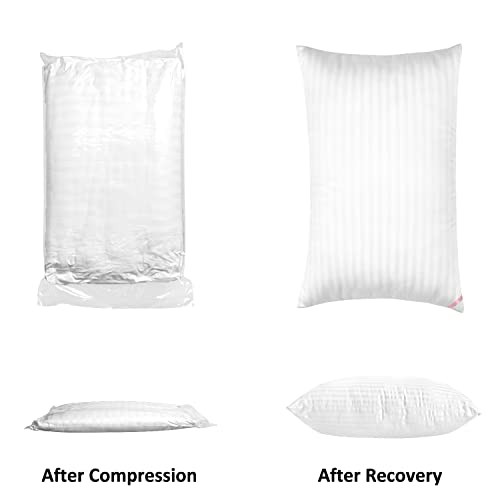 Hotel Collection Bed Pillows for Sleeping 2 Pack King King (2Pack) White