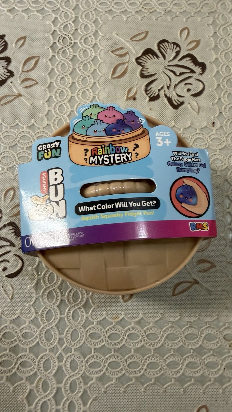 Crazy Fun Squishy Bun Viral Rainbow Mystery Dumpling GALAXY GLITTER? TIKTOK RARE