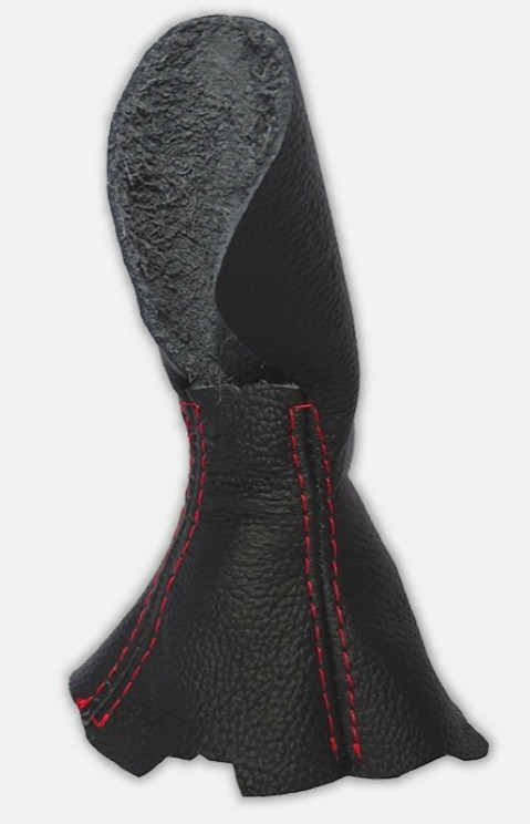 For Bmw Series 6 BMW E63 E64 2003-2010 SMG Black Genuine Leather Red Stitching