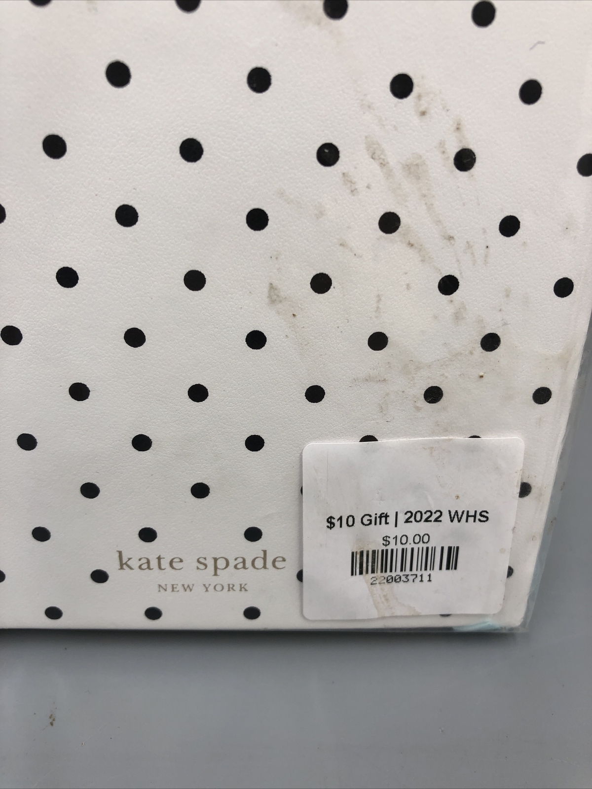 Kate Spade New York Take Note Large Polka Dot Leatherette Initial R Notebook