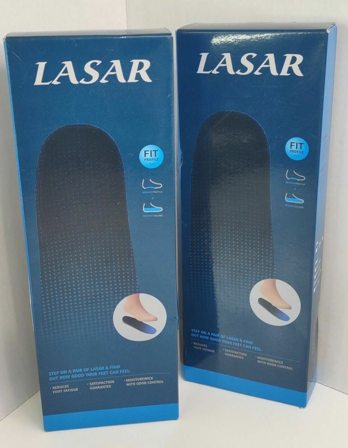 2-Lasar Plantar Fasciitis Insoles Arch Supports, Flat Feet ,Foot Pain M 7 to 9.5