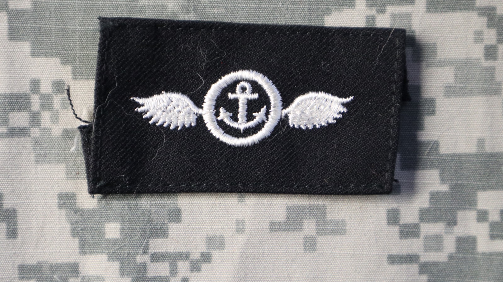 Vintage Military Patch US Navy Jacket Tab Airman Apprenticeship Embroidered
