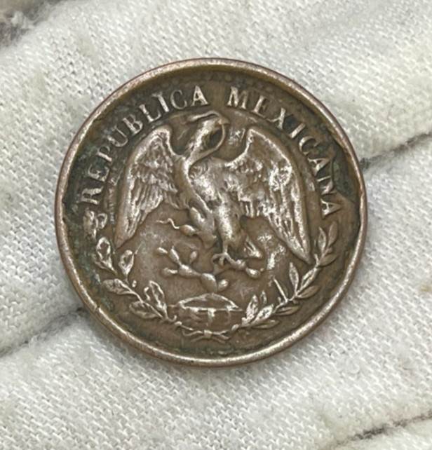 1902 m Mexico One Centavo Coin