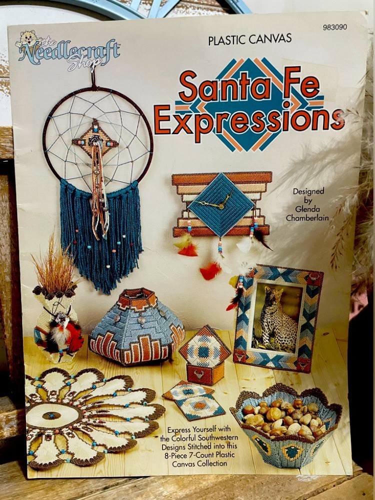 SANTE FE EXPRESSIONS  Plastic Canvas Leaflet by The Needlecraft Shop #983090