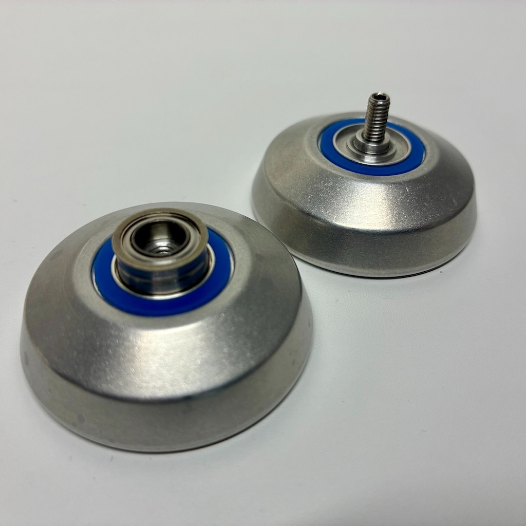 YYF YoYoFactory POPstar Raw Aluminum / Silver Monometal Undersized Mini YoYo