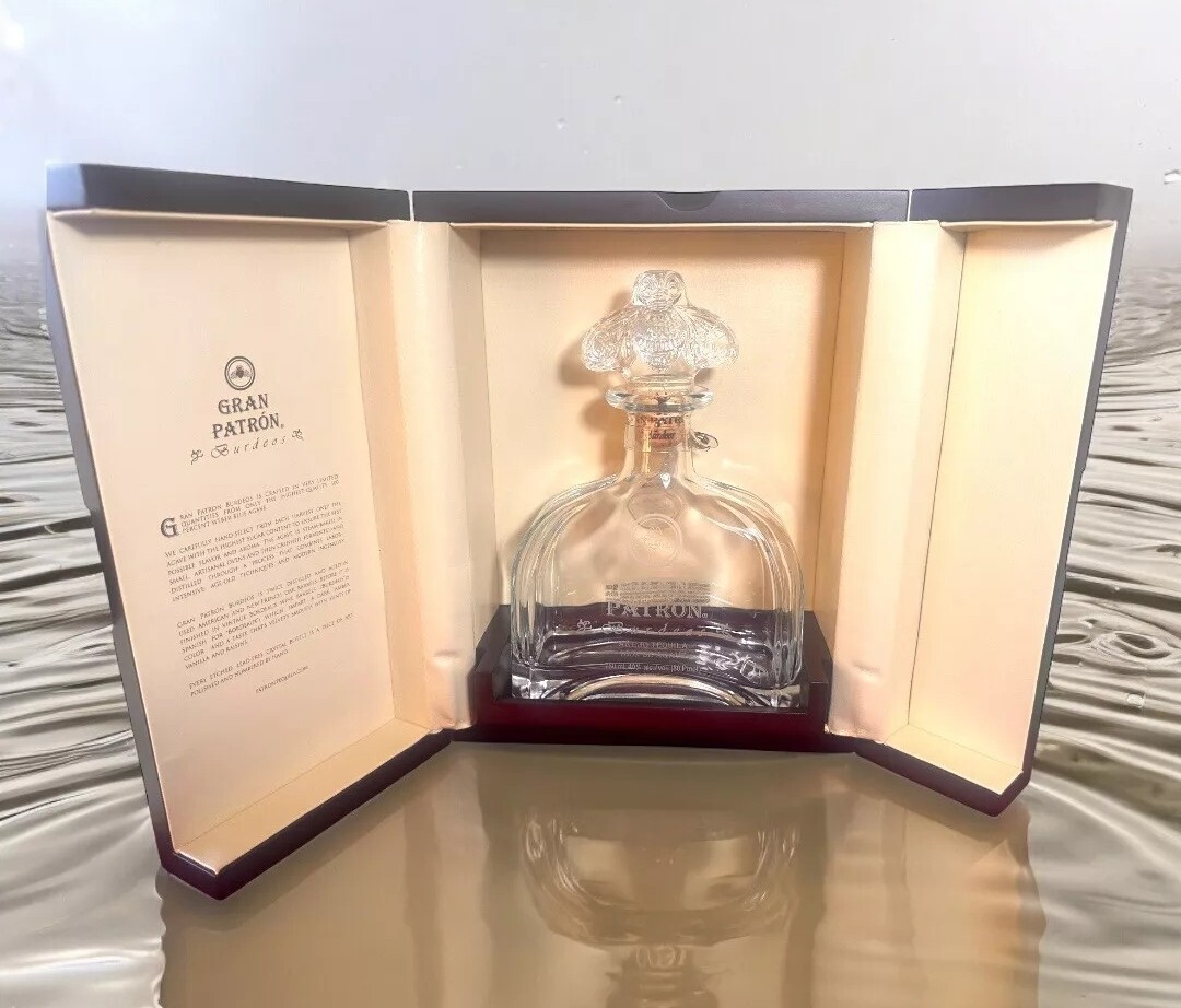 EMPTY Gran Patron Burdeos Empty BOTTLE W Box Collectible , 750 ML