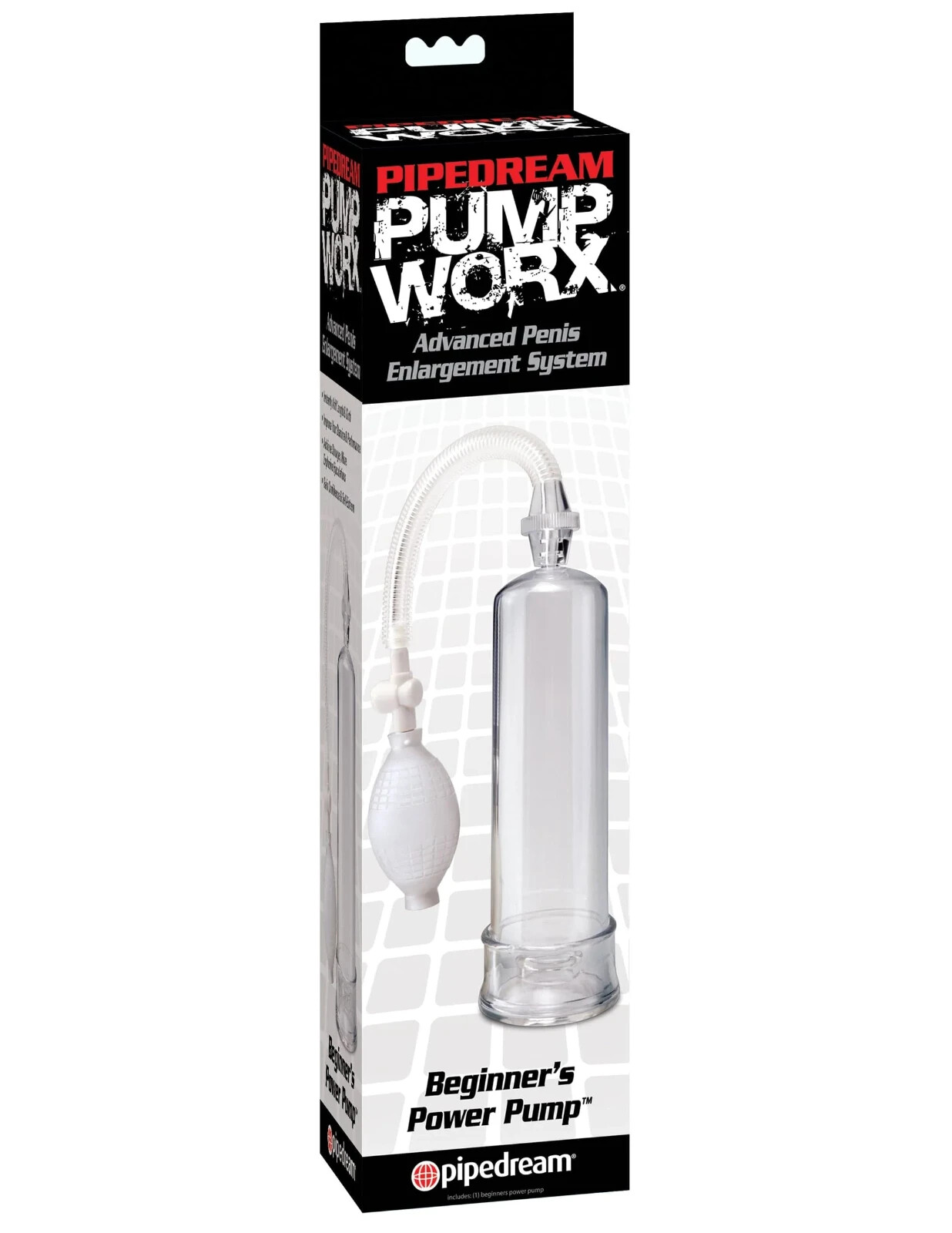 Pump Worx Beginner's Power Penis Pump Clear Easy
