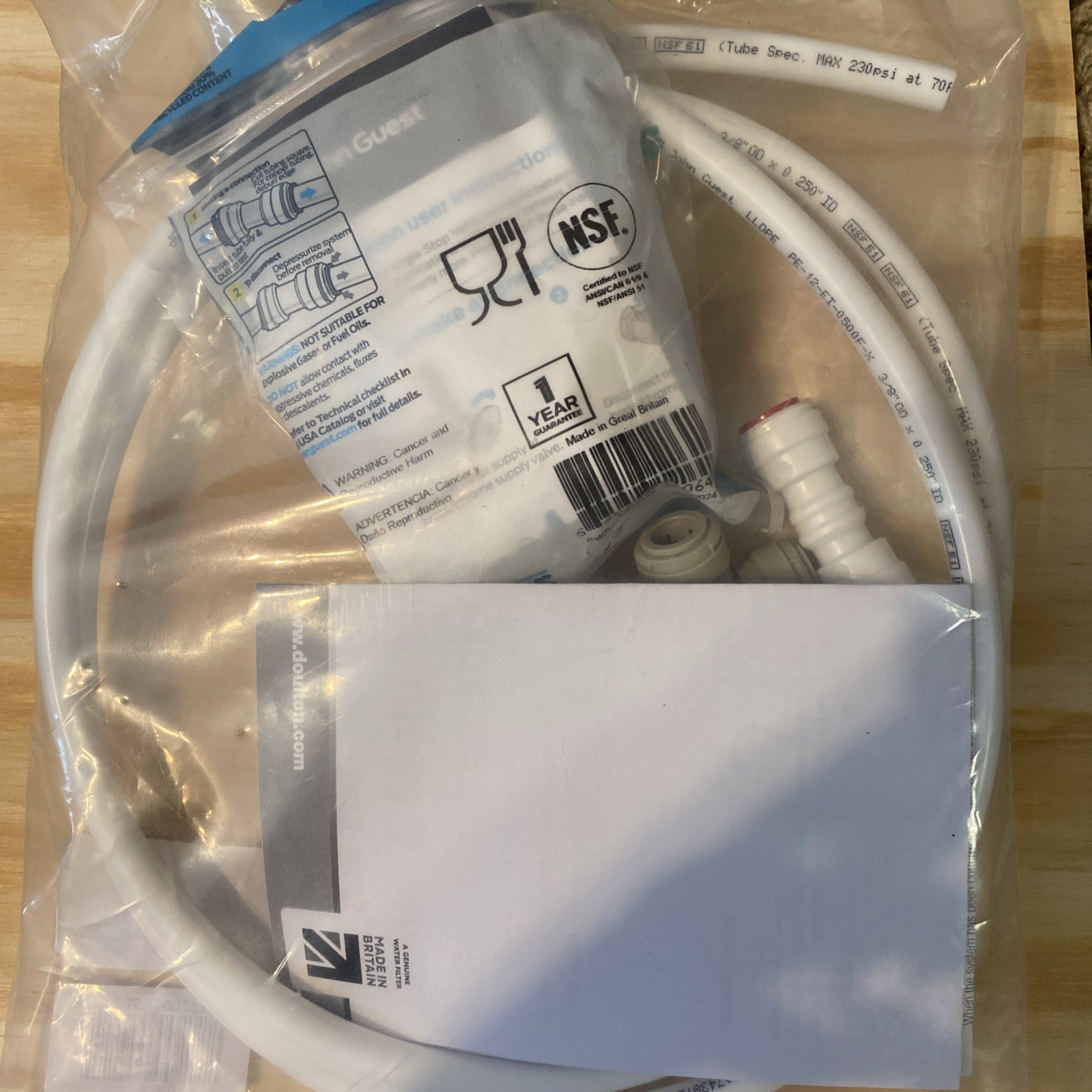 Doulton Installation Kit for Under Sink Filter Systems