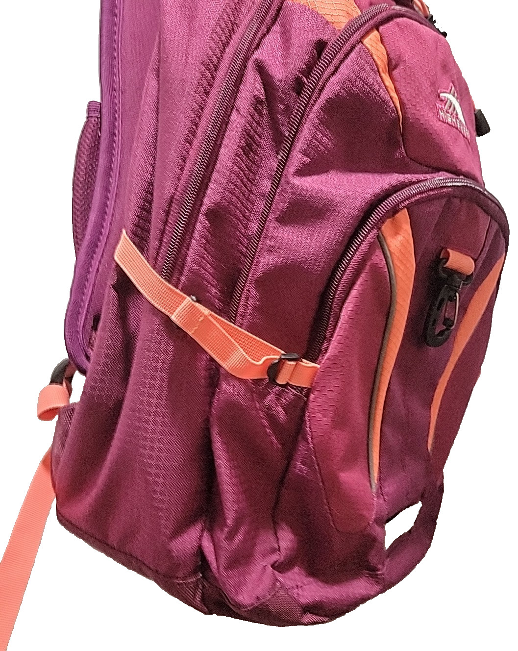 High Sierra Backpack with suspension strap system hot Pink