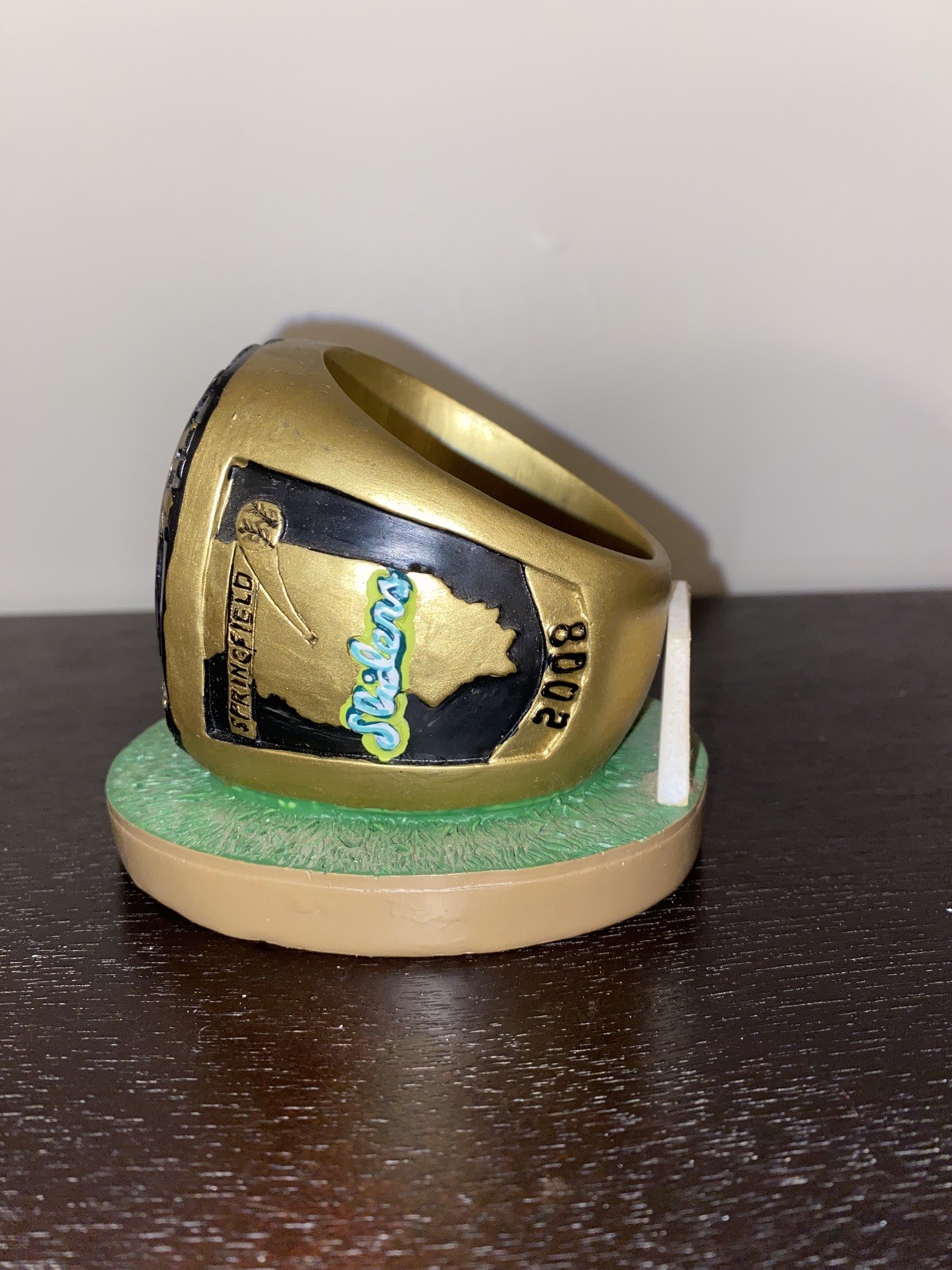 2008 League Champions Springfield Sliders Replica Oversized Ring Baseball IL