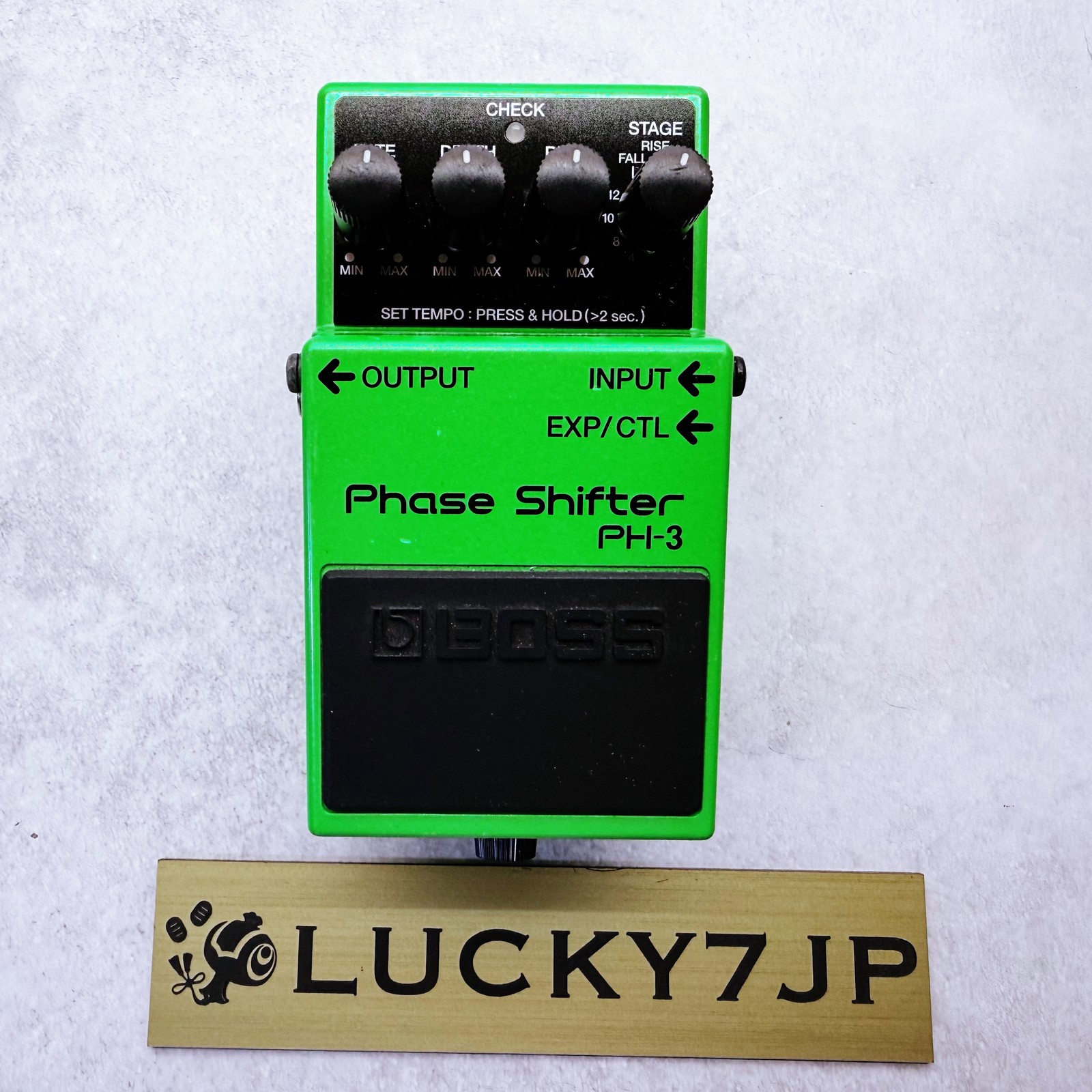BOSS PH-3 Phase Shifter Guitar Effects Pedal Green Japan Serial J9G6284