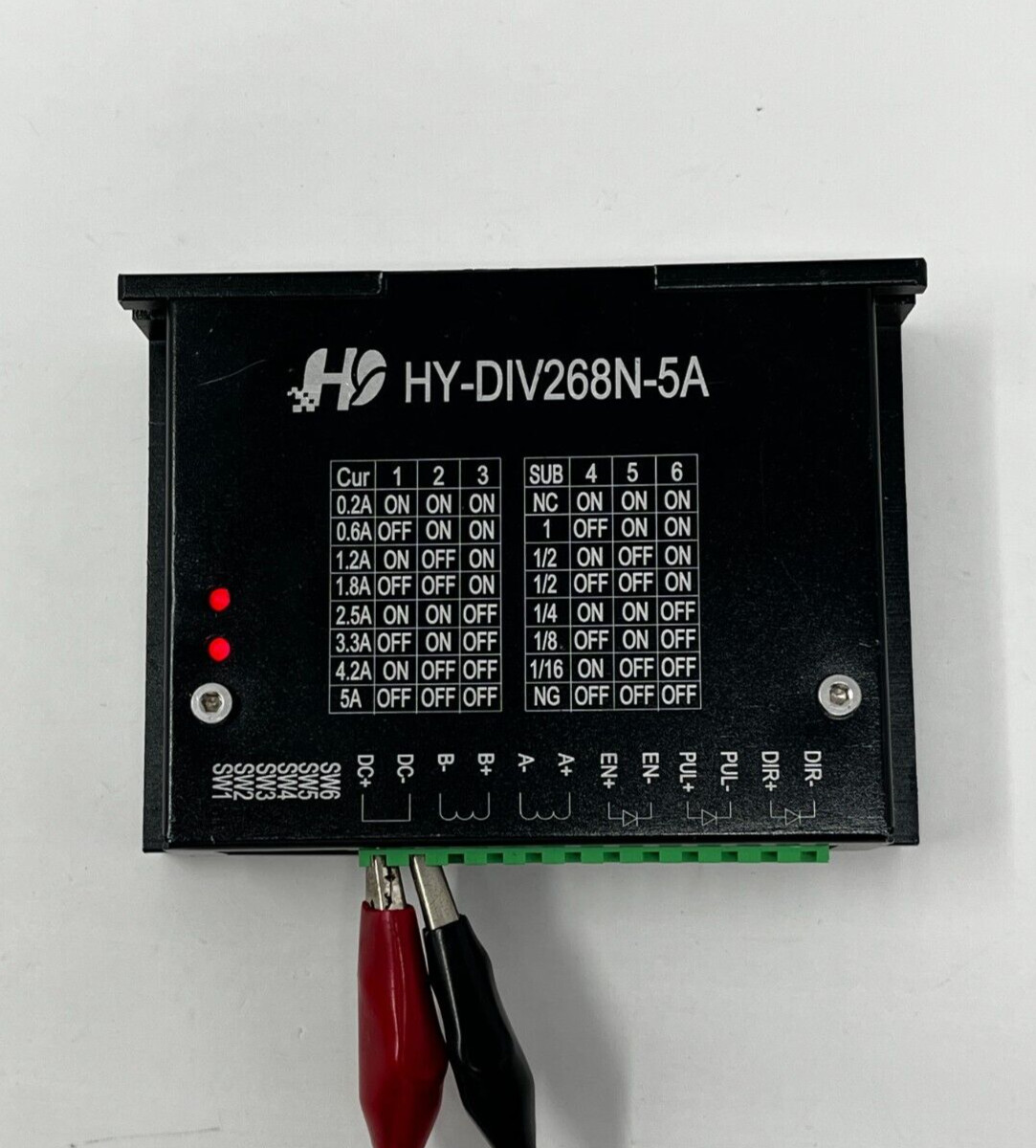 HY Motor Driver HY-DIV268N 5A Step Driver CNC Controller Single Axes Two Phase H