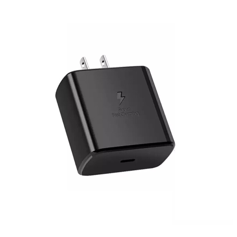 45W Black Super Fast Wall Charger Type C Adapter USB-C Wall Charger For Samsung