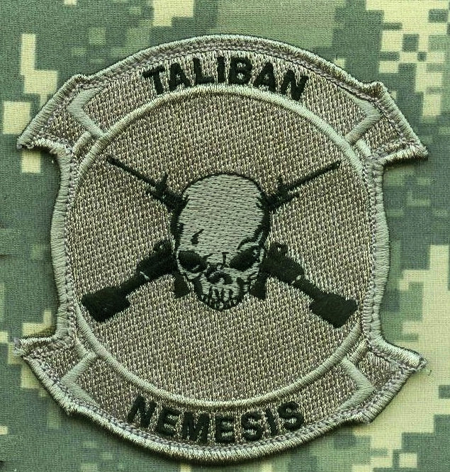 Syria-IRAQ MOSUL JSOC GREEN BERETS US ADVISOR JTF vêlkrö PATCH: TALIBAN NEMESIS