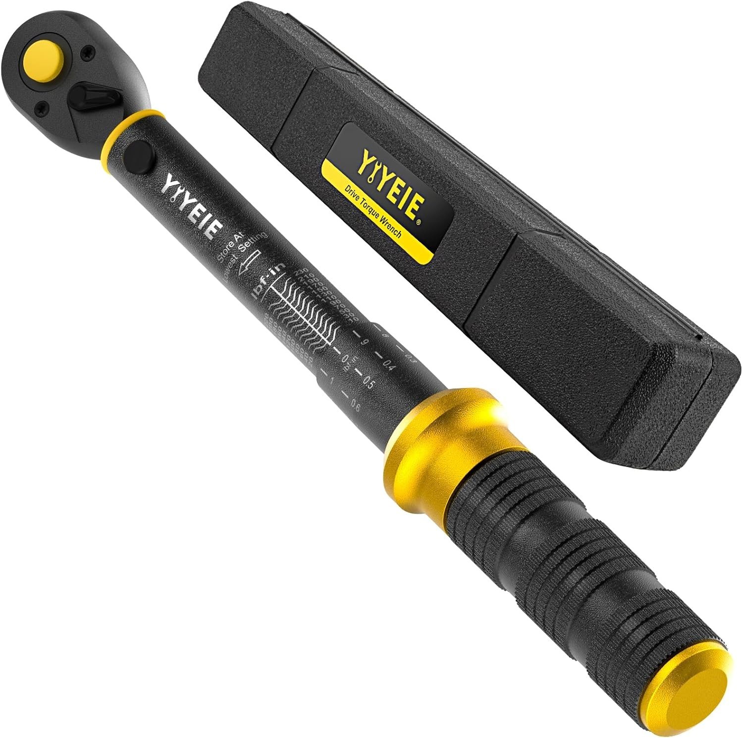 1/4-Inch Drive Click Torque Wrench 10-230 in.lb/1-26 Nm, Dual-Direction Adjus...
