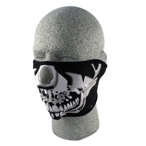 Balboa WNFM023H Neoprene 1/2 Face Mask, Chromeskull