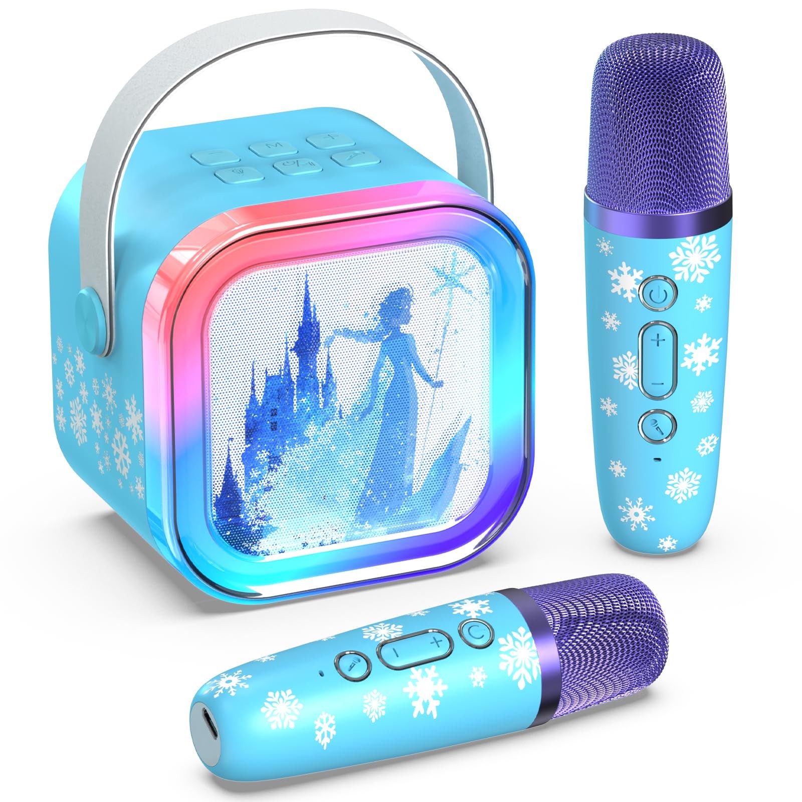 Mini Karaoke Machine for Kids,5 Voice Effects - Portable Bluetooth Speaker wi...