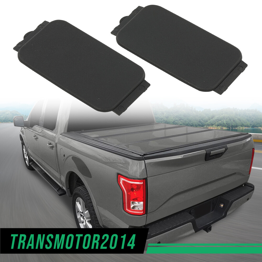 Fit For Ford F150 F250 Factory Truck Bed Rail Cap Bedrail Insert Plug Box 2Pcs