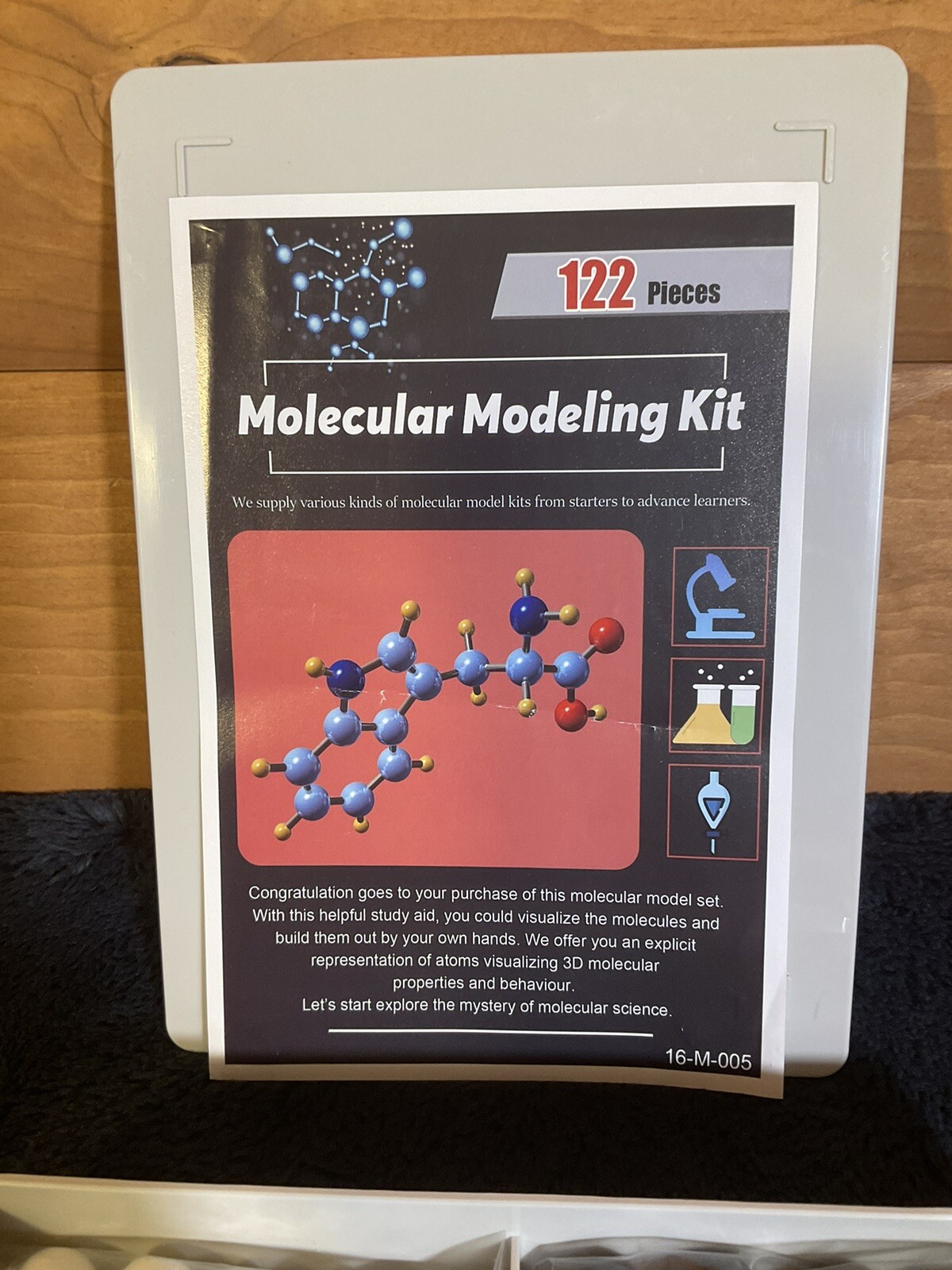 122 Pieces Organic Chemistry Molecular Model - Science Learning Student Kit