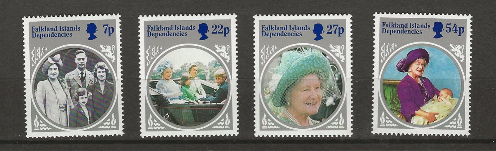 Falkland Islands Dep. 1985 The Queen Mother MNH  (q025)